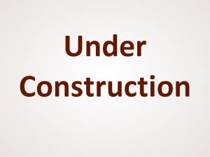 Under Construction