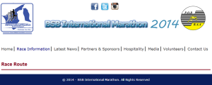 Brunei BSB International Marathon Website Race Route blank