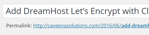 WordPress Permalink