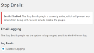 Stop Emails