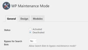WP Maintenance Mode